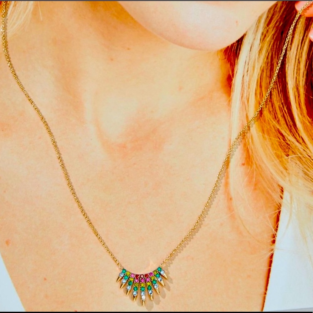BARELY WORN RETIRED RAINBOW RENEGADE NECKLACE